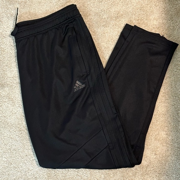 adidas Pants Adidas Pants Xl All Black Zipleg Jogger Pants With